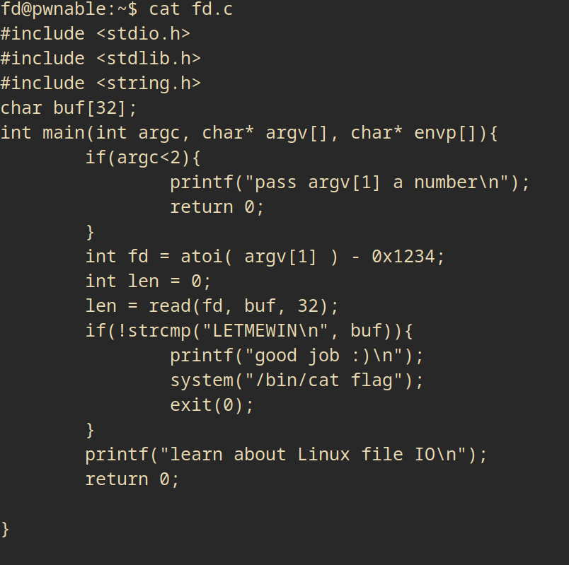Read Fd Example Solving A File Descriptor Challenge | Vaktibabat